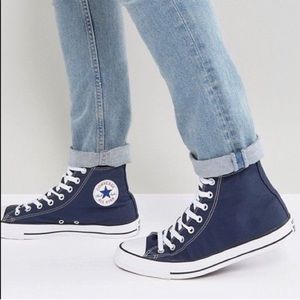 womens navy converse low tops